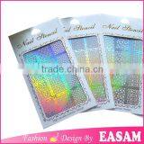 New Colorful Nail Art Design Stencil,plastic Art Stencils for Nail