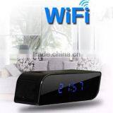 720P HD Nanny Security Night Vision Hidden Cam Camera Wifi Clock IP Camera thumbnail-6