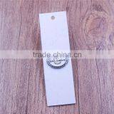 Fashion Custom Brown Luggage Paper Hang Tags With Gold Foil Logo thumbnail-6