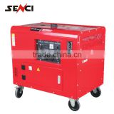Single Phase/Three Phase Soundproof Small Diesel Power 6KW Generator
