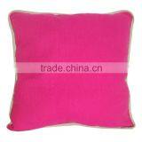 Pink Pure Cotton Decorative Bolster Pillow thumbnail-1