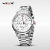 2015 WEIDE Relojes De Marca Masculino Auto Date Day Week Stainless Steel Band Clock Men Watches WH3311-4C thumbnail-1