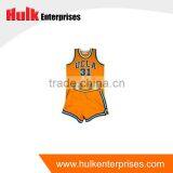 2015100|% Polyester 11/1 Mesh Plain Black and White Basketball Uniform thumbnail-2