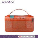 Promotional Satin Cosmetic Bag Leather Studded Cosmetic Bag thumbnail-1