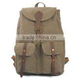 2016 Fashion Laptop Wholesale Blank Canvas Backpacks For School Student Backpack Bag thumbnail-2