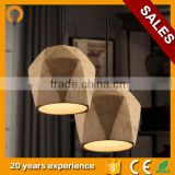 Natural feature cement /concrete lamp shade with light designed for home pendant ceiling lamp and wall decor