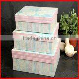 Fresh Pink Design High Grade Gift Paper Clothes Storage Box Wholesale