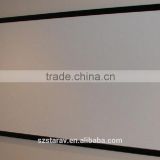 aluminium frame matte white home theater projection screen with velvet for home home cinema
