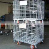 8.10 Hotsale Cheap Stacking Wire Cages With Wheels