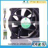 Mini Plastic Fan Blade 80*80*25mm With Sleeve Bearing thumbnail-1
