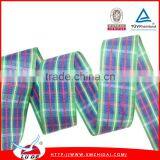 Wholesale Colorful Plaid Ribbon for Holiday Packaging thumbnail-2