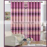 Polyester blackout printed curtain fabric with printed curtain net