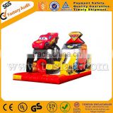 Indoor game car shape inflatable obstacle course A5036