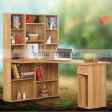 New Design Multifunction Wooden Computer Desk With Bookshelf
