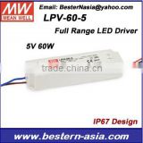 LPV-60-5 Meanwell 5V waterproof led driver