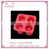 4 Cavity Silicone Cool Shooters Ice Shot Glass Maker