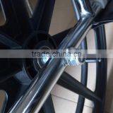 TOPMEDI Steel Portable Medical Foldable Manual Cheap Wheelchairs Price thumbnail-6