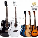 40 inch acoustic guitar colorful made in China with reasonable guitar price HS 4020