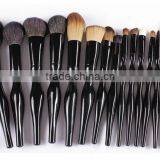 New Style!High Quality 15 Pieces Plastic Handle Professional Makeup Brush Set Black Synthetic Hair Make up Brushes thumbnail-3