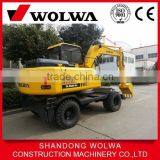 Wolwa DLS880-9A 8t Wheeled Hydraulic Excavator With Bucket thumbnail-5