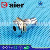 MLH-5-3 Metal Flat Type 5mm Led Holder, Threaded Lamp Holder