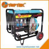 Portable 10hp Electric 5kw Power Output 186f Diesel Generator