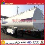 4 Axles Road Mobile Tanker 60000L Fuel Gasoline Oil Tank Semi Trailer thumbnail-1