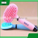 Pet Accessories Tool Plastic Long Handle Hanging Cat Dog Pet Bath Massage Hair Removal Grooming Slicker Brush Comb thumbnail-3