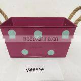 Wholesale Decorative Square Galvanized Metal Growing Flower Bean Cabbage Vegetable Planter thumbnail-6