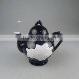 Glazed Porcelain Teapot in Stock thumbnail-1