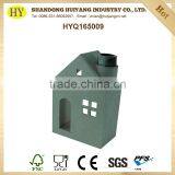 Vintage Factory Wholesale House Shape Christmas Wooden Decoration thumbnail-1