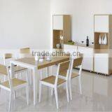 Modern Bamboo Dining Room Set With 4 Chair Price thumbnail-2