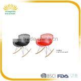 Manufacturer Popular Cheap Plastic Rocking Chair With Beech Legs thumbnail-2