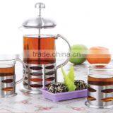 Steel Glass Press Coffee Maker Sets thumbnail-1