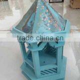 Sweet Wooden Bird Cagebird House Bird Feeder With Two Cells thumbnail-3