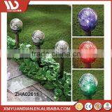 China Product 2017 Glass Ball Outdoor Led Solar Garden Light