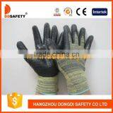 DDSAEFTY Cut Resistance Gloves Anticut With Black Nitrile Foam Coating On Palm Safety Gloves thumbnail-1