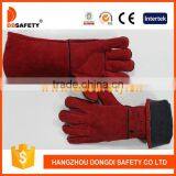DDSAFETY Cow Split Leather Welder Gloves Cheap Leather Gloves thumbnail-1
