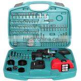 LB-446 100pcs 18V Cordless Drills Set n Plastic Case