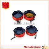 Travel Pet Bowl for Food and Water Folding Collapsible for Dogs and Cats-2 Pack thumbnail-5