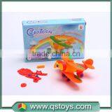 High Quality Cartoon ABS Diy Plane Assemble Toy With EN71 thumbnail-1