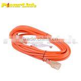 S50050 35 FT 14 Gauge Indoor Outdoor Heavy Duty Power Extension Cord Yellow ETL w/ Light