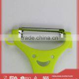 Y Shape Stainless Steel Vegetable Peeler With Smiling Face Handle thumbnail-4