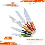 A3309-1 Great Style 5pcs Stainless Steel Knife Set Handle With Spray Printed thumbnail-4