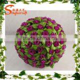 Size Can be Customized All Types of Artificial Flower Ball Fake Decor Accosion Artificial Flower Ball thumbnail-5