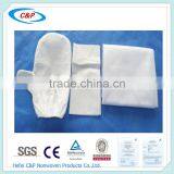 Lasted Design White Good Spunlace Plain Baby Blanket for Child Made in China thumbnail-1