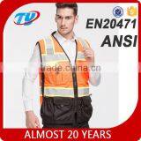 EN471 Class 2 Yellow Safety Vest thumbnail-1