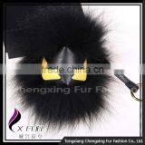 CX-R-48M China Wholesale Red Raccoon Fur Keychain With Fur Pompon thumbnail-4