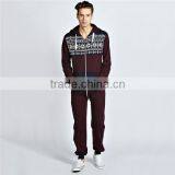 PA0030A Adult Chest Print Jumpsuit Tracksuit Onesie Hoody thumbnail-1