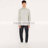 Wholesale 2016 New Style Casual Long Sleeve Linen Slim Fit Shirts for Men thumbnail-6